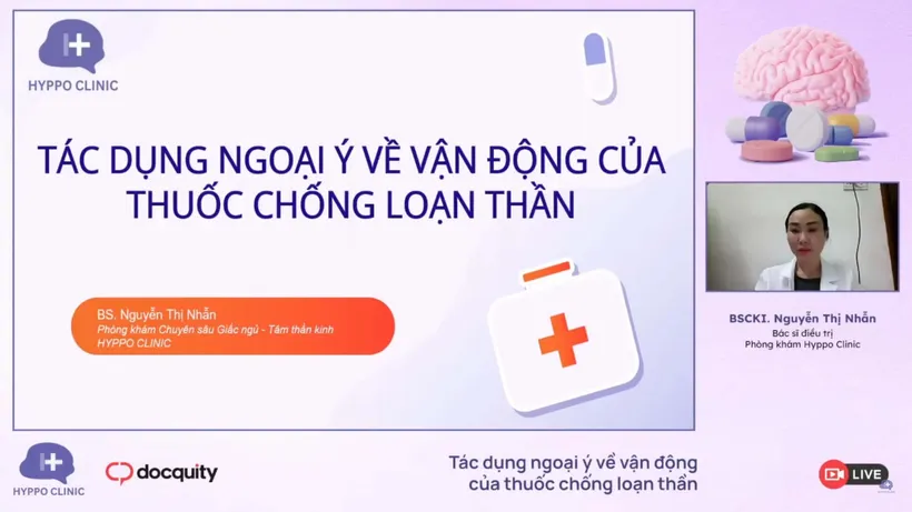Tác dụng ngoại ý về vận động của thuốc chống loạn thần
