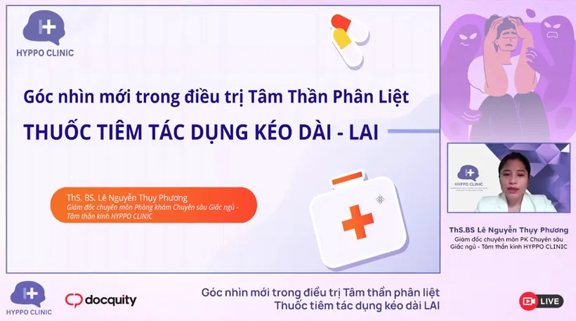 Điều trị Tâm thần phân liệt: Thuốc tiêm tác dụng kéo dài LAI